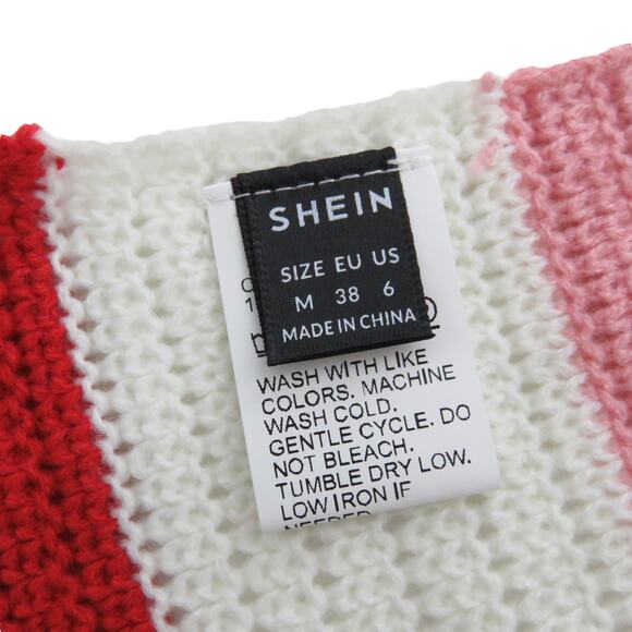 SHEIN Y2k Rainbow Crochet Halter Top - Picture 5 of 7